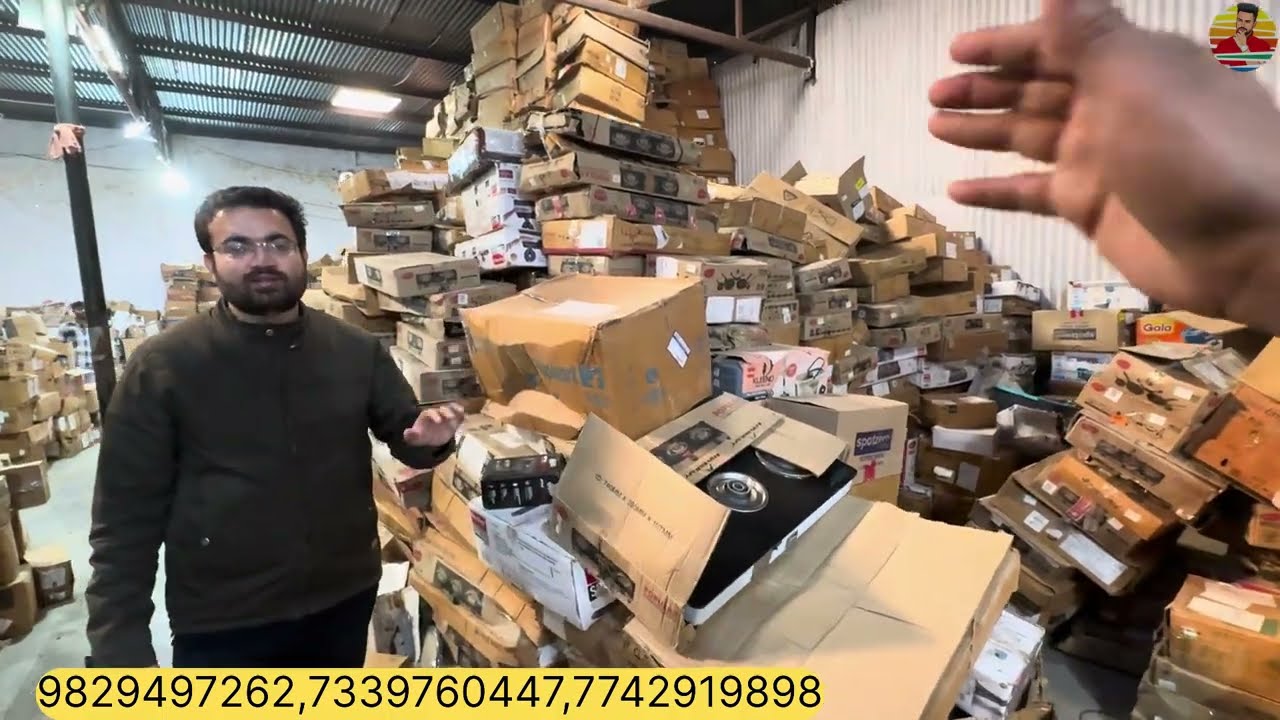 Flat 98% OFF Amazon Flipkart Return Warehouse | Everything ₹200/KG | Cheapest Electronics Warehouse