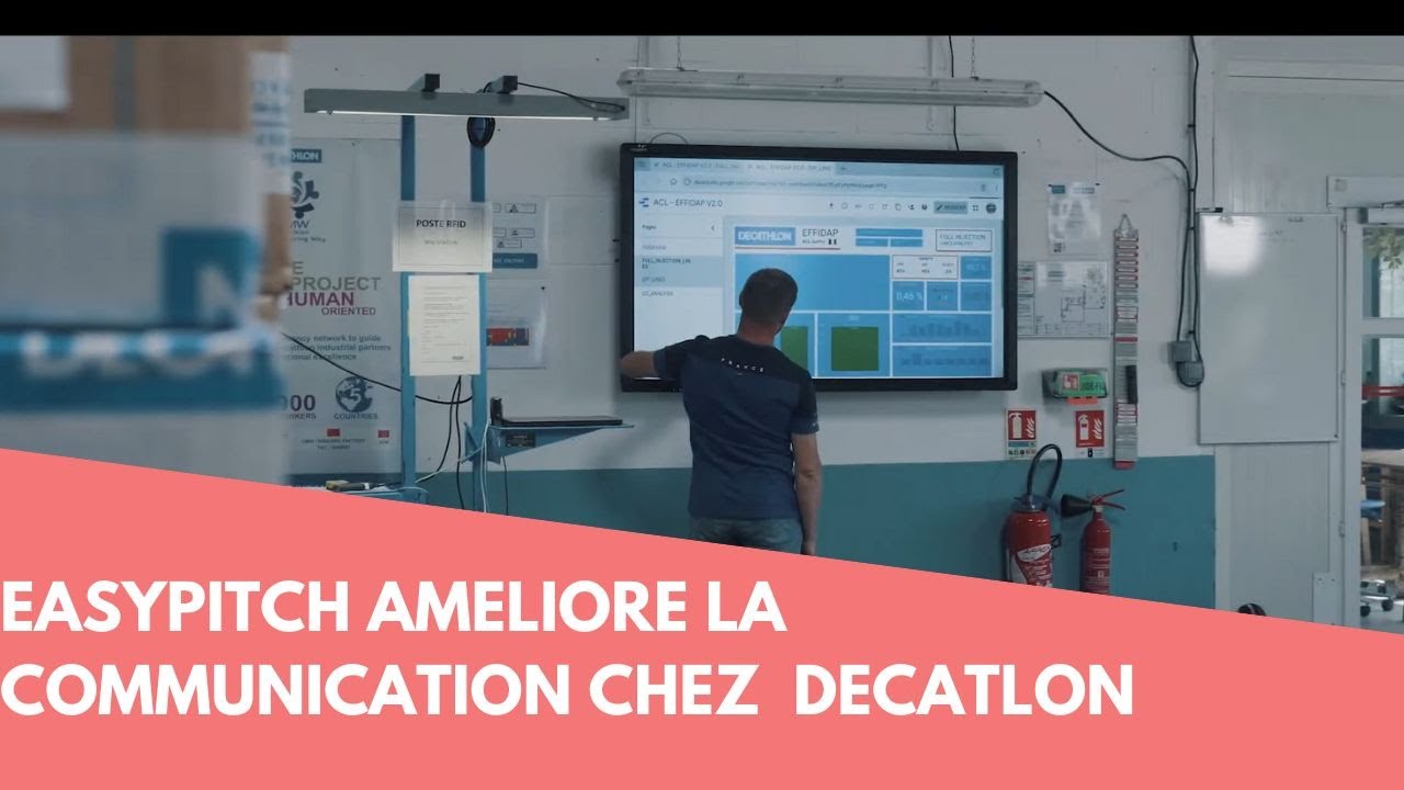 Indicateurs sur &eacute;cran Easypitch chez Decathlon