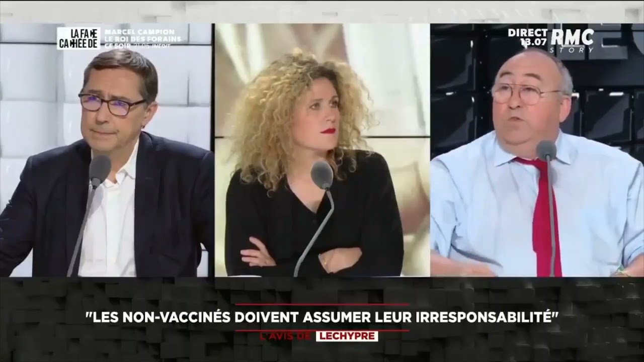 d&eacute;rapage du journaliste Emmanuel Lechypre qui veut arr&ecirc;ter et vacciner de force les non-vaccin&eacute;s