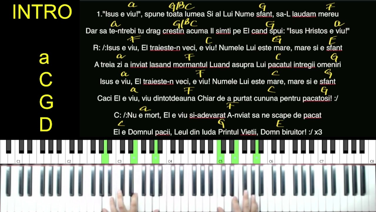 Isus e viu-Eldad-Lectie de pian