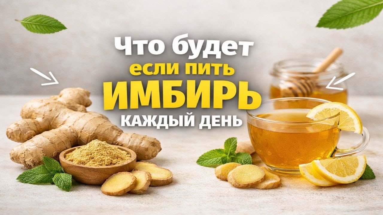 Что будет если пить имбирь каждый день?