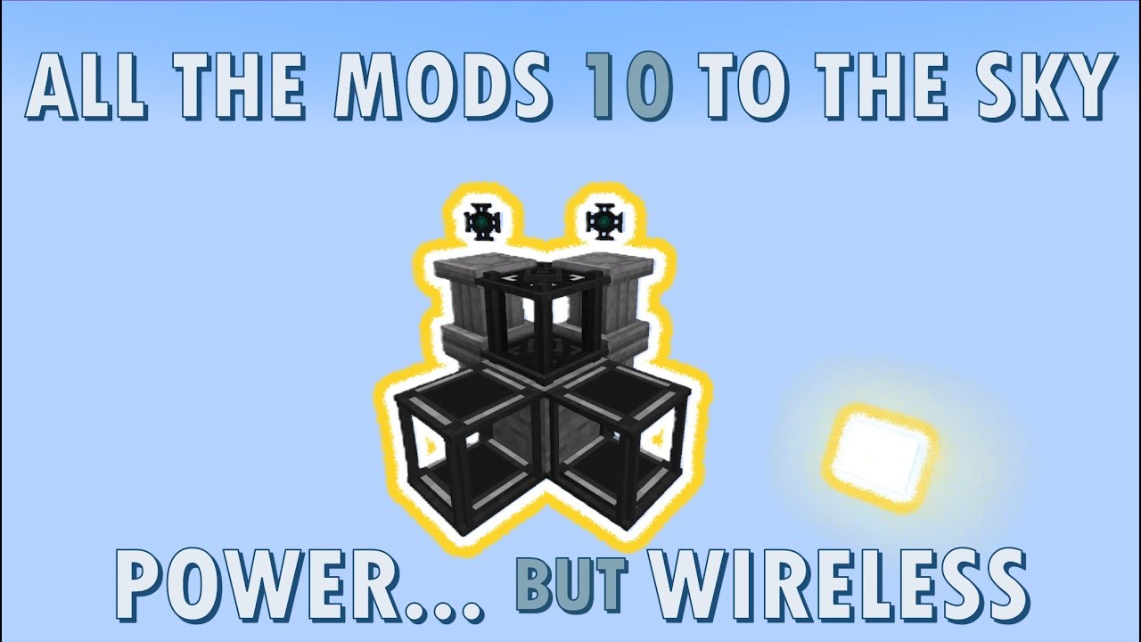 ВОЗВРАЩАЯ ВЕЛИЧИЕ БЕСПРОВОДНОЙ ЭНЕРГИИ - ATM10 В НЕБО - Minecraft S4E07 - #fluxnetworks