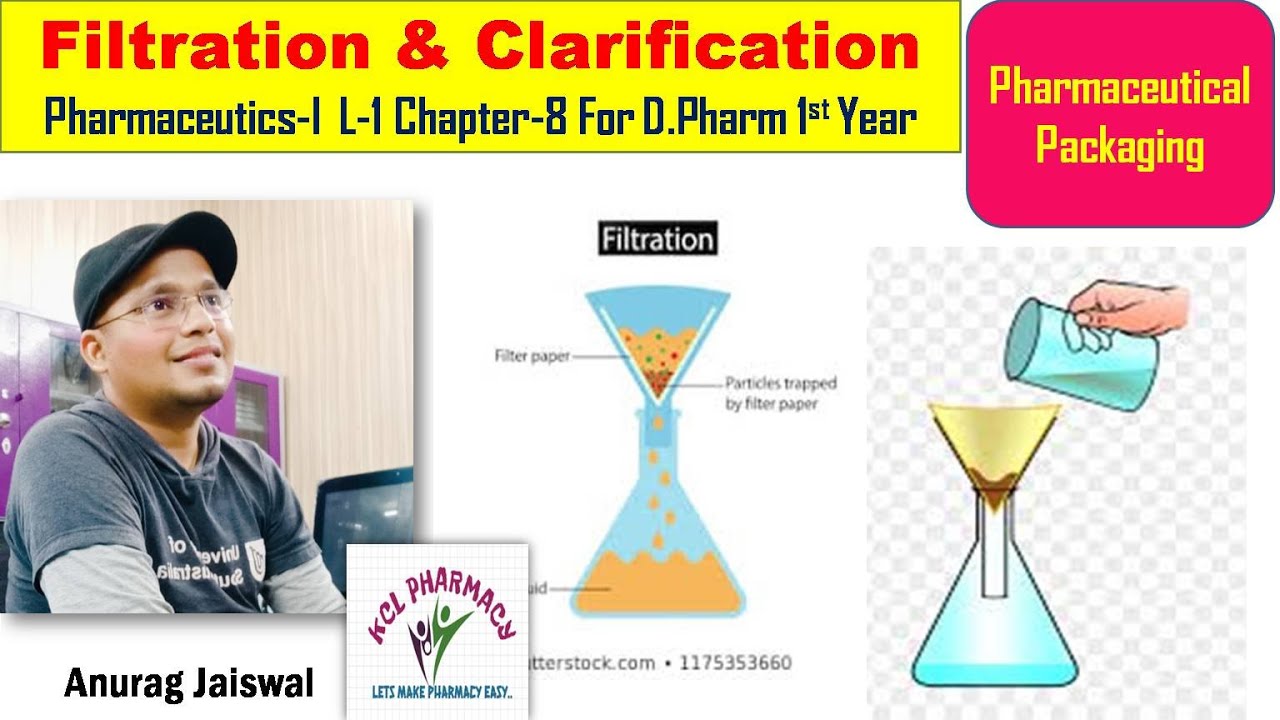 Filtration & Clarification | Components & Mechanism  | L-1 Chapter-8 ||Pharmaceutics-I  D.Pharm 1st