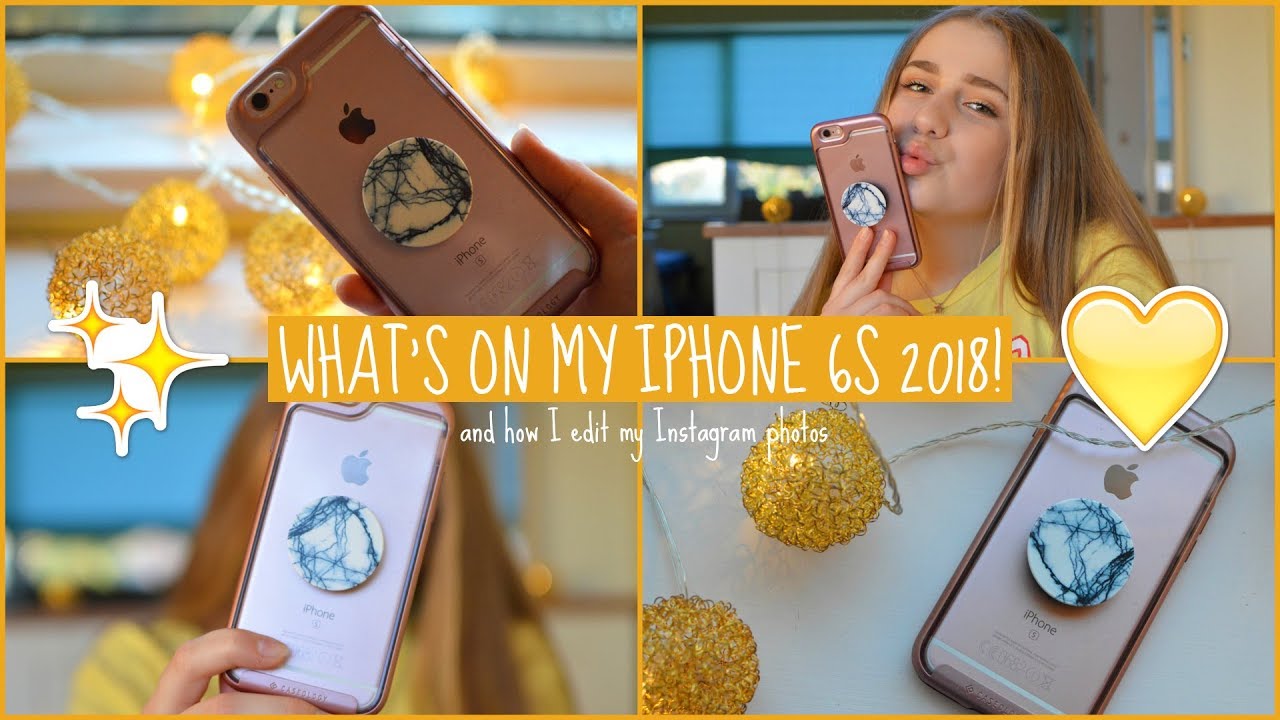 What's On My iPhone 6S 2018! | EvieEllen