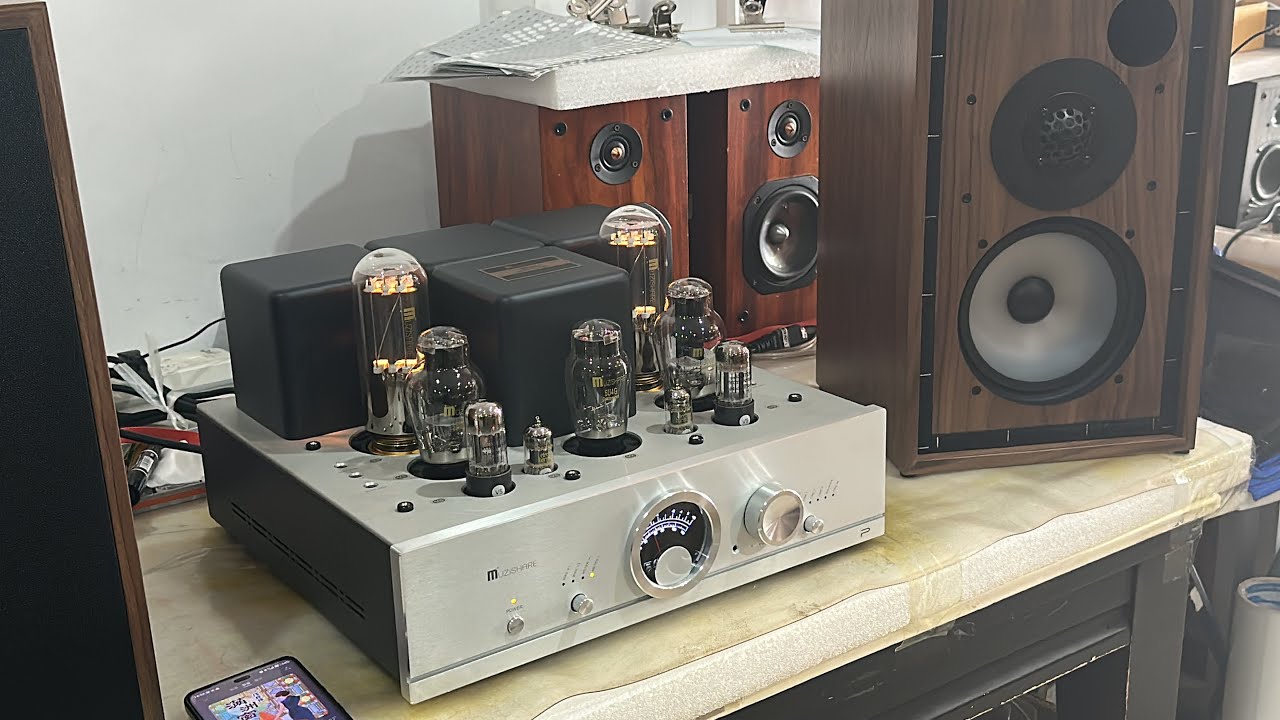 Muzishare R100 300B 845 Single-ended Class-A Integrated Amplifier&SoundArtist LS5/9 Speakers Testing