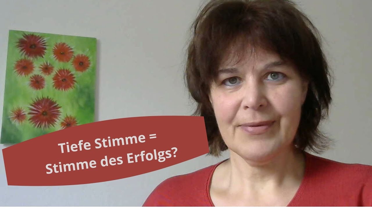 Stimmtraining: Tiefe Stimme = Stimme des Erfolgs?