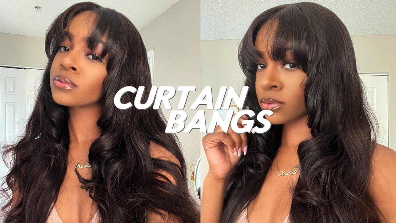 70'S STYLE BANGS ON CLOSURE WIG | Curtain Bangs | ft. Beauty Forever Hair