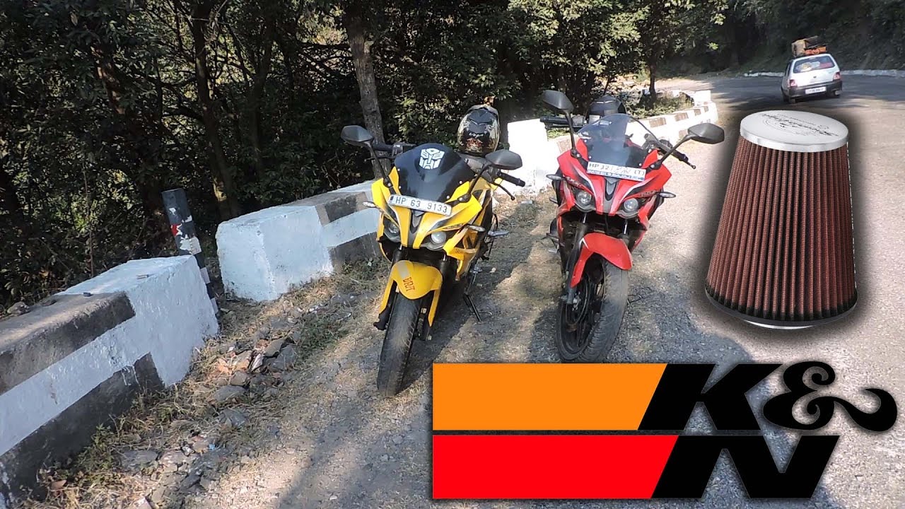 Modified pulsar 200 rs with k&n filter Full Review | Sound of stock filter of pulsar 200 rs