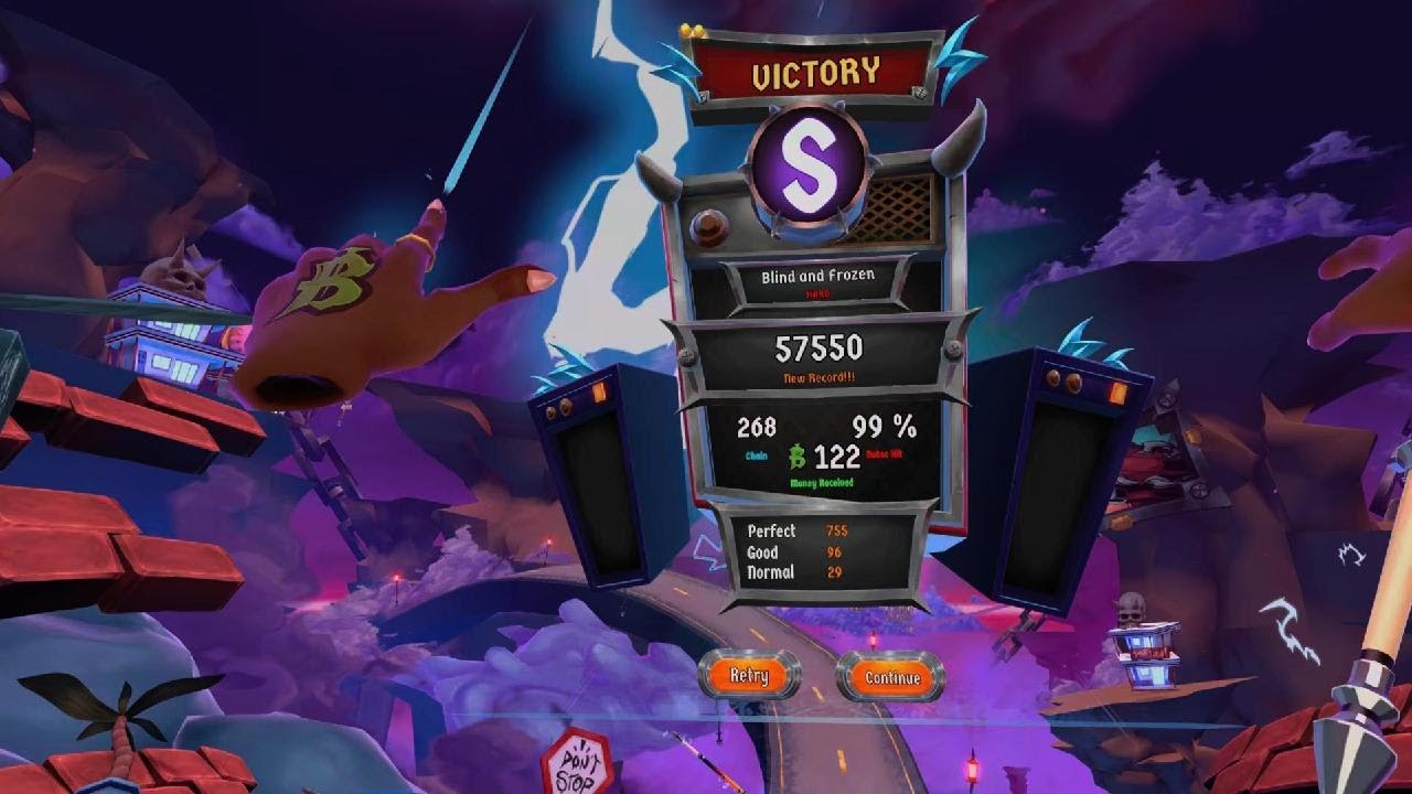 Drums Rock PSVR 2: Blind and Frozen / Hard S Rank 99%