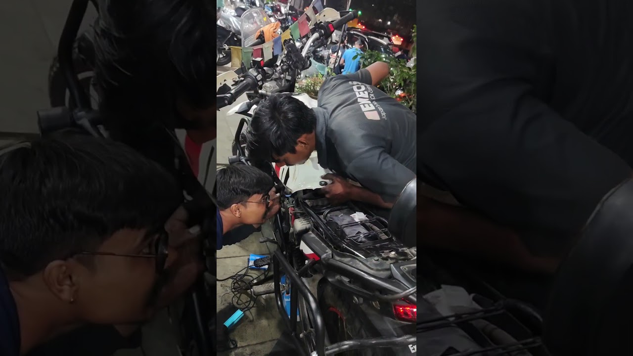 Mercedes Fog Light installation on Xpulse Rally📍Biker Stop Garage – Airoli Sector-9🔧