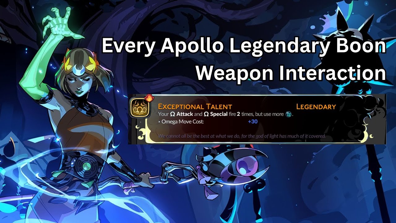 Hades II - Every Apollo Legendary Weapon Interaction (Exceptional Talent)