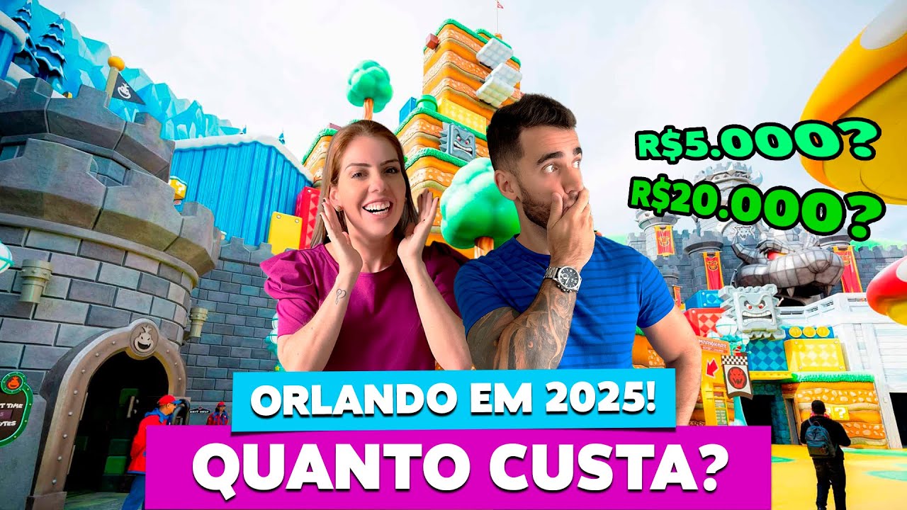Quanto custa viajar a ORLANDO em 2025? Preço dos parques, hotéis, alimentação e etc.