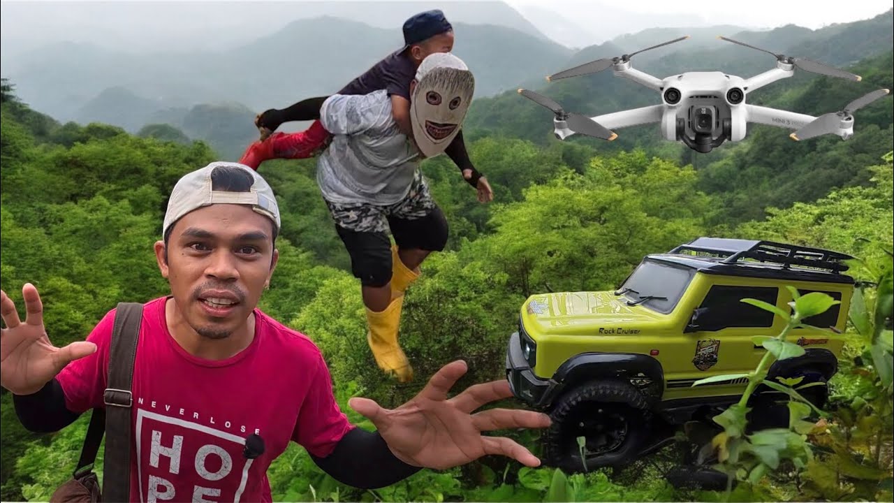 JANGAN MAIN MOBIL RC SENDIRI DI HUTAN KALO TIDAK MAU DICULIK BERTOPENG HANTU