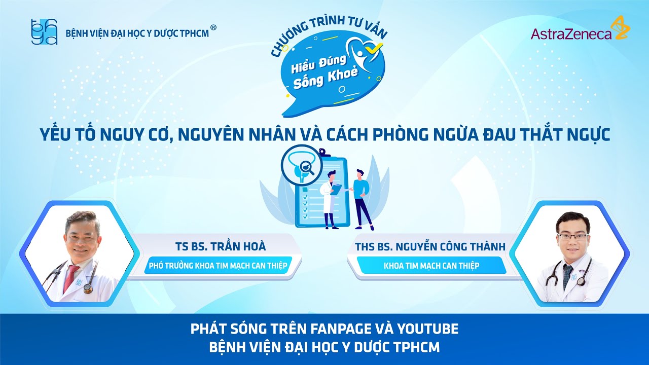 Chương trình tư vấn: Yếu tố nguy cơ, nguyên nhân và cách phòng ngừa đau thắt ngực