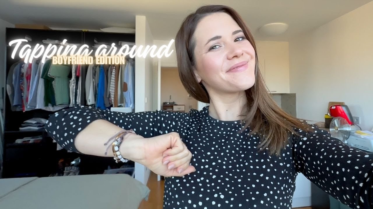 ASMR Tapping around *BOYFRIEND EDTION* | Soft Whispers in Deutsch/German