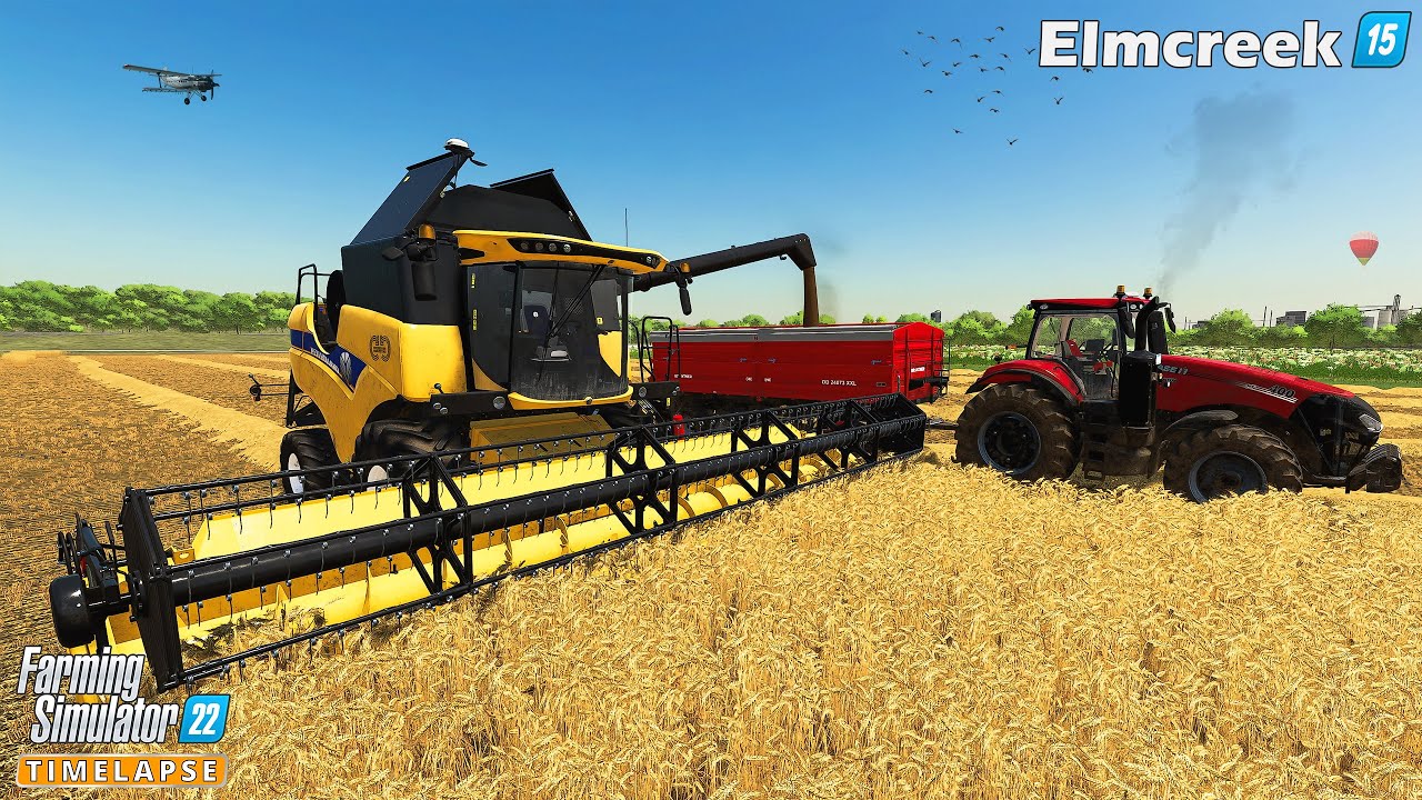 Farming Simulator 22🔸Elmcreek #15🔸Taking Care Of Animals. Selling Egs & Milk. Harvesting Barley🔸4K
