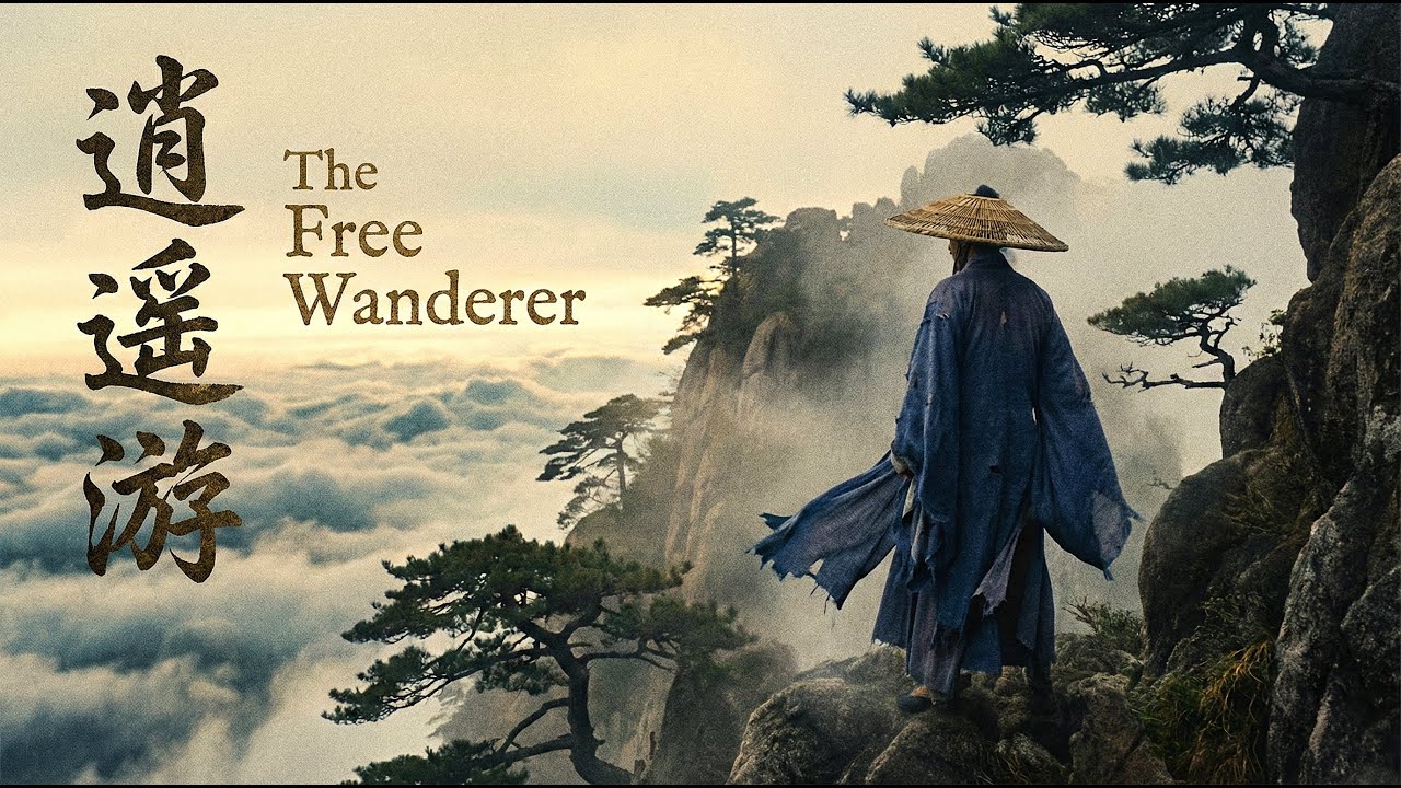 【4K 國風】逍遙遊 The Free Wanderer | 一盞清茶洗塵埃 | 道法自然 禪意原創 MV | Chinese Zen & Taoist Philosophy