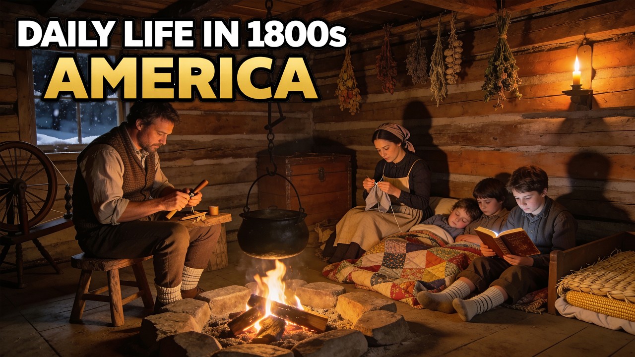What Happened to Farmers When Winter Came in 1800s America | Relaxing History to Fall Asleep
