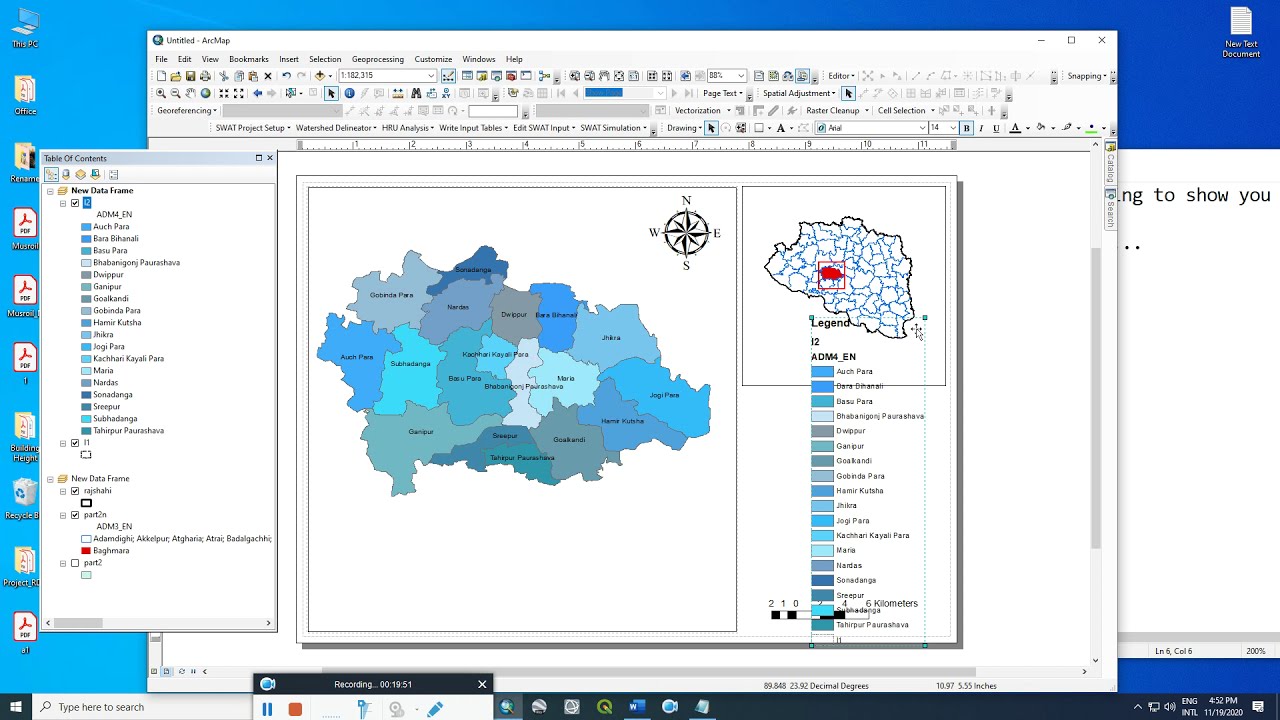 How to make simple attractive Map in #ArcGIS