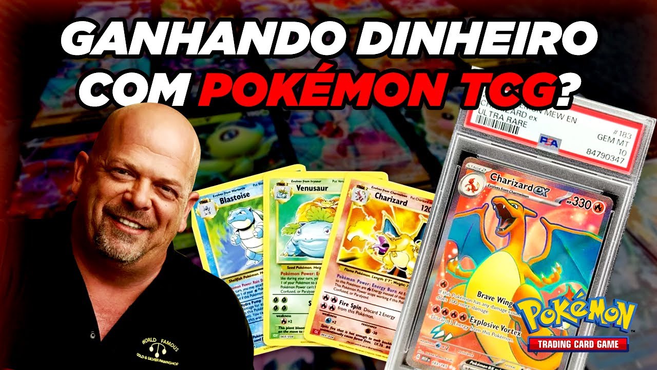 Como ganhar dinheiro com Pokémon TCG? Vendendo e comprando cartas de Pokémon.