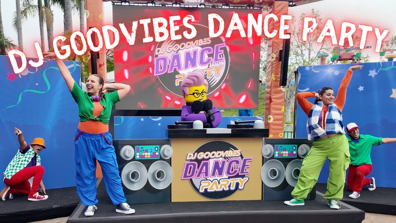 DJ GoodVibes Dance Party at LEGOLAND California for LEGO Festival - NEW Dance & Music Show