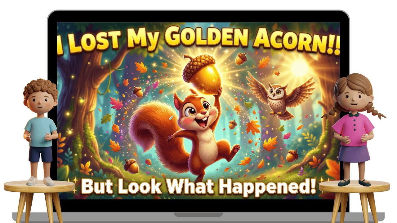 🐿️ Why This Squirrel Stopped Rushing and You Should Too | Children's Story