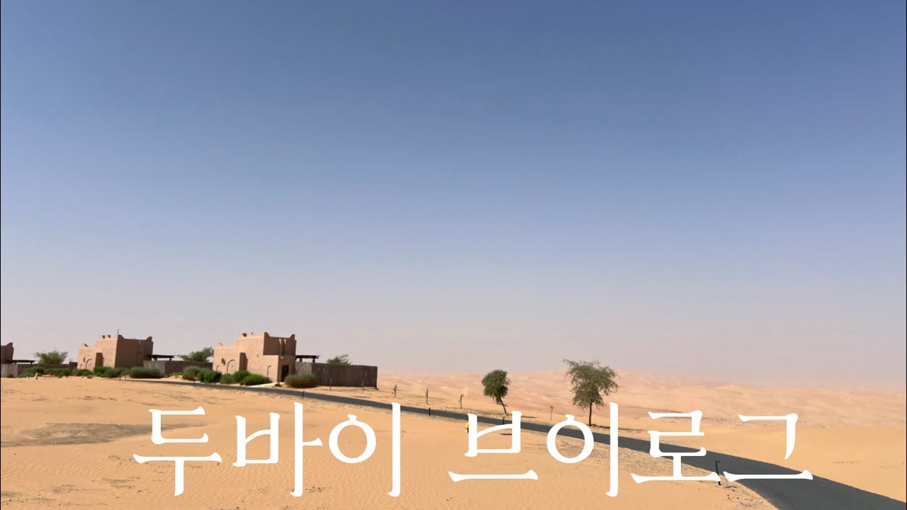 Dubai Vlog | 아부다비 가성비 사막리조트🐫🌵