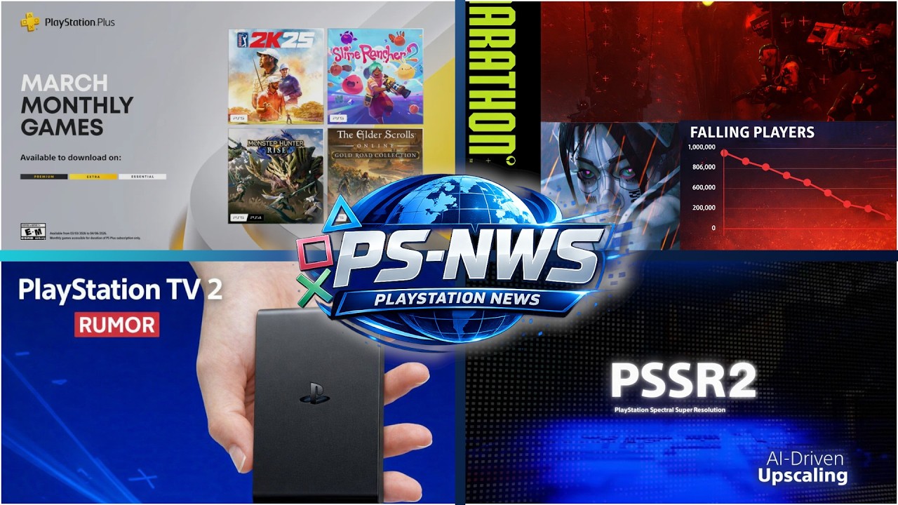 PS-NWS: PS Plus Spiele, Marathon Sorgen & PS TV Gerücht