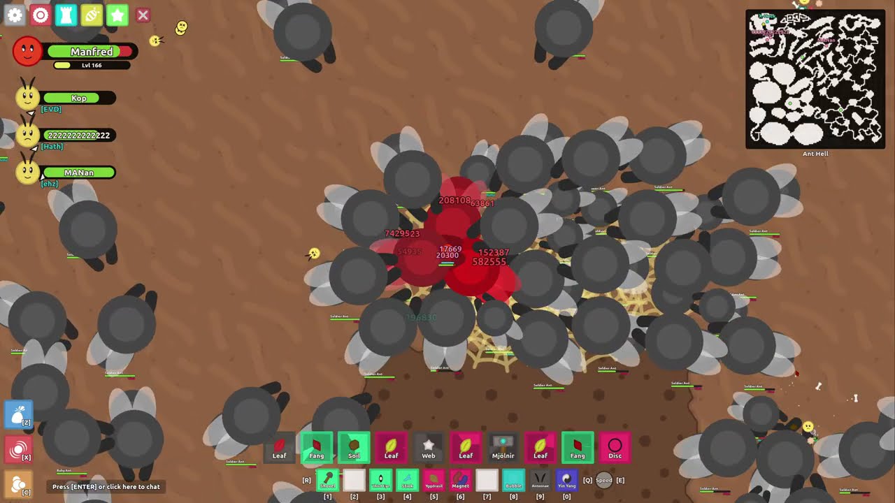 baby ant trolling!
