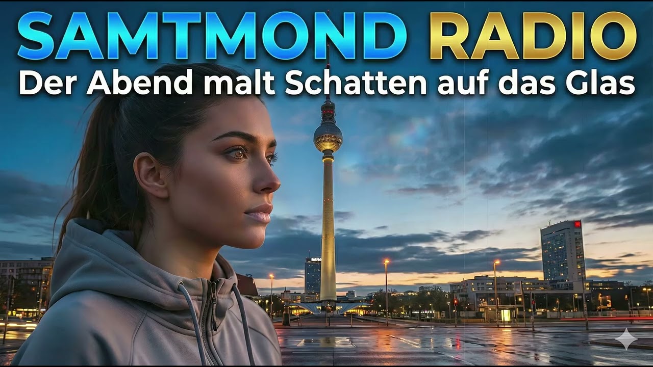 Der Abend malt Schatten auf das Glas -🌙 Modern German Downtempo | Samtmond Radio
