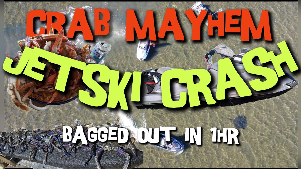 CRAB MAYHEM | JETSKI CRASH | BAGGED OUT IN 1HR 