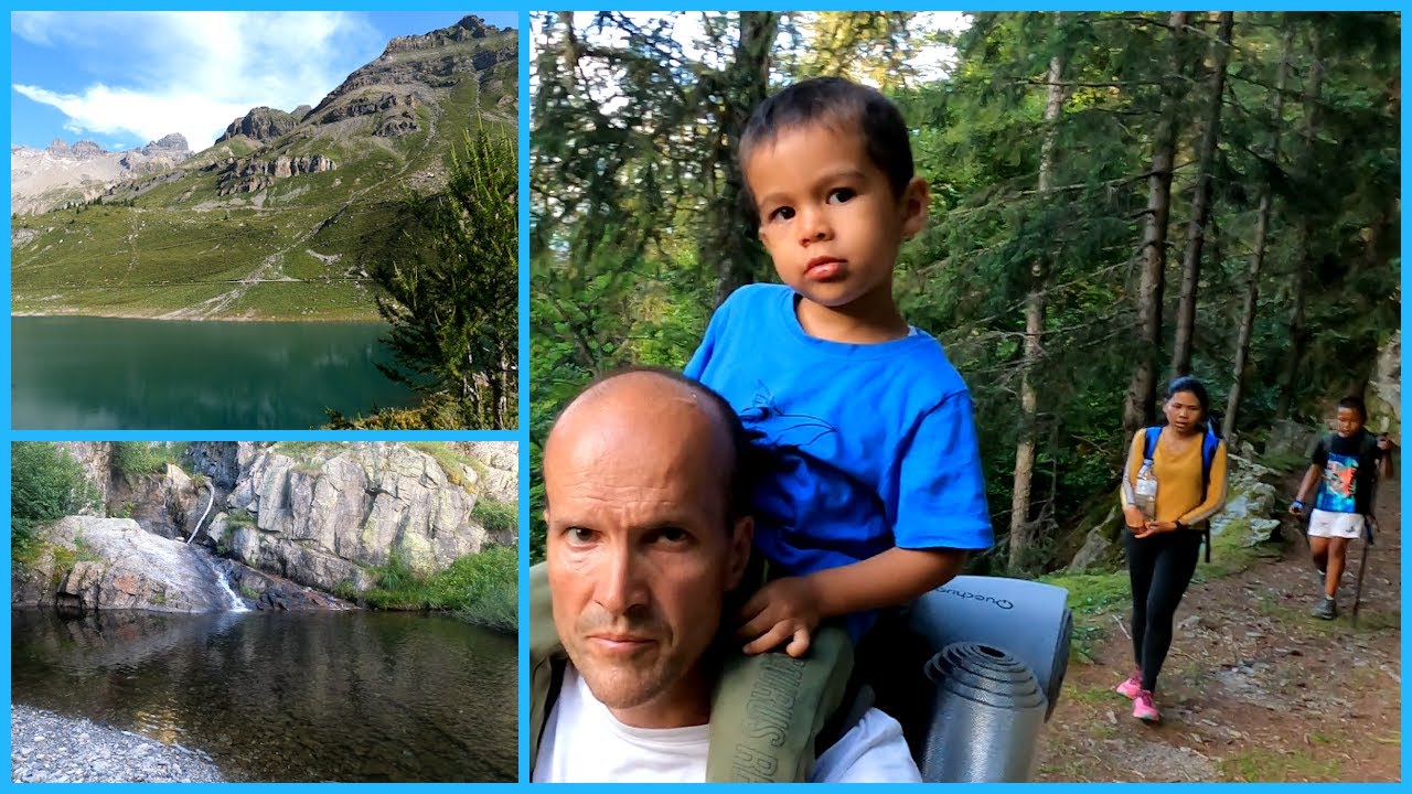 Randonnée de Salvan à Champéry: premier bivouac pour mon fils de 2 ans