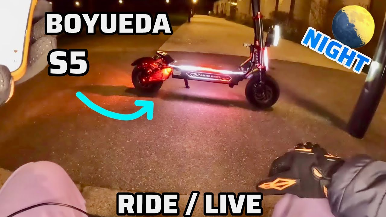 Ride live BOYUEDA S5 60V 6000W  TEST TROTTINETTE ELECTRIQUE #pourtoi #rider #foryou #fyp @boyueda 