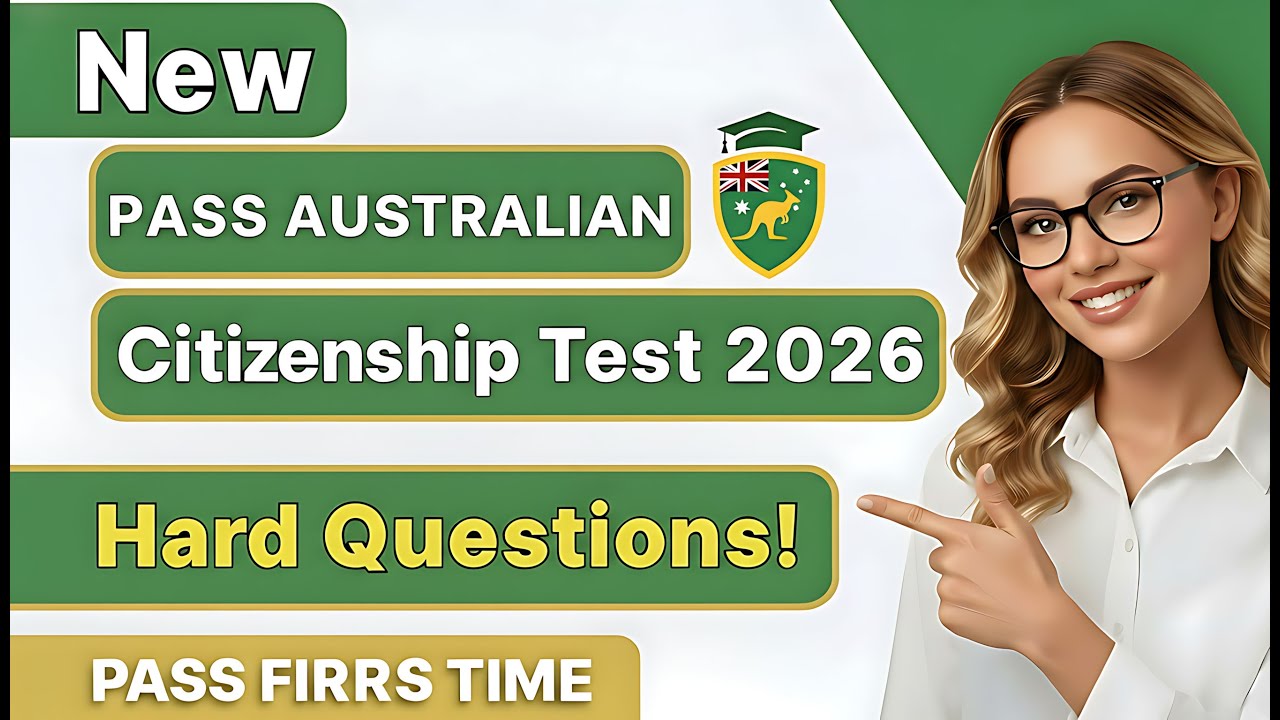 NEW 2026 UPDATE: 24 HARDEST Australian Citizenship Questions | 100% PASS MOCK EXAM