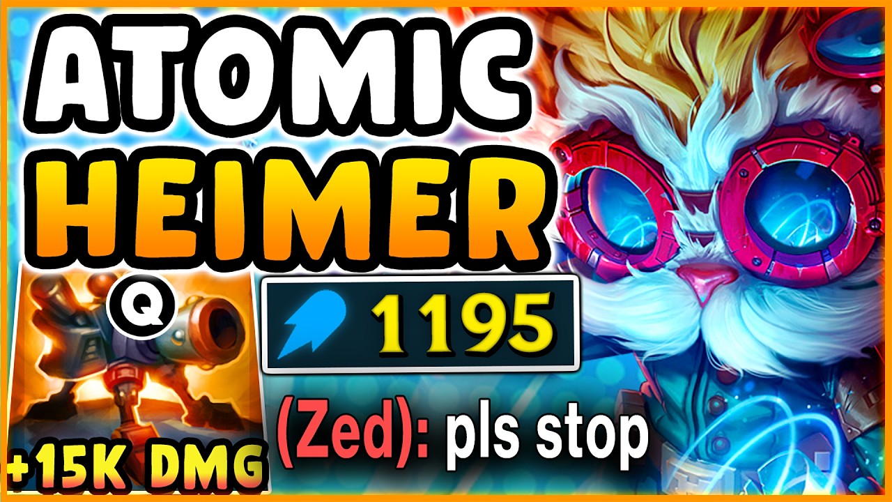 Riot please DON’T BAN this Zed… (1200 AP Heimerdinger Jungle 1-Shots)
