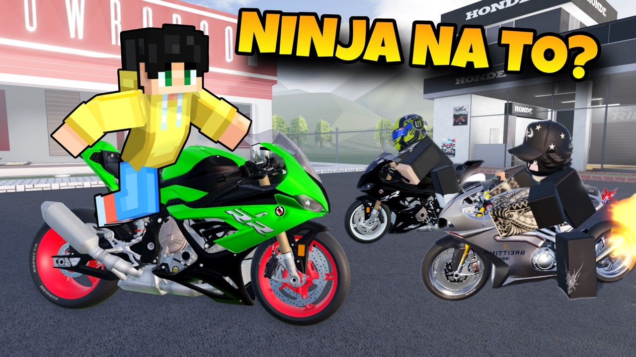 BAGONG BIGBIKE BMW na GINAWANG NINJA SISIBAK sa LAHAT ng MOTOR sa ROBLOX
