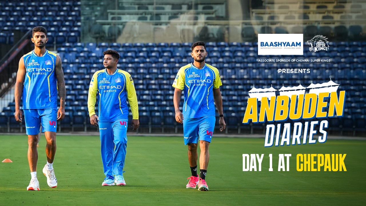 Inside CSK’s First practice at Chepauk | Anbuden Diaries | IPL 2026