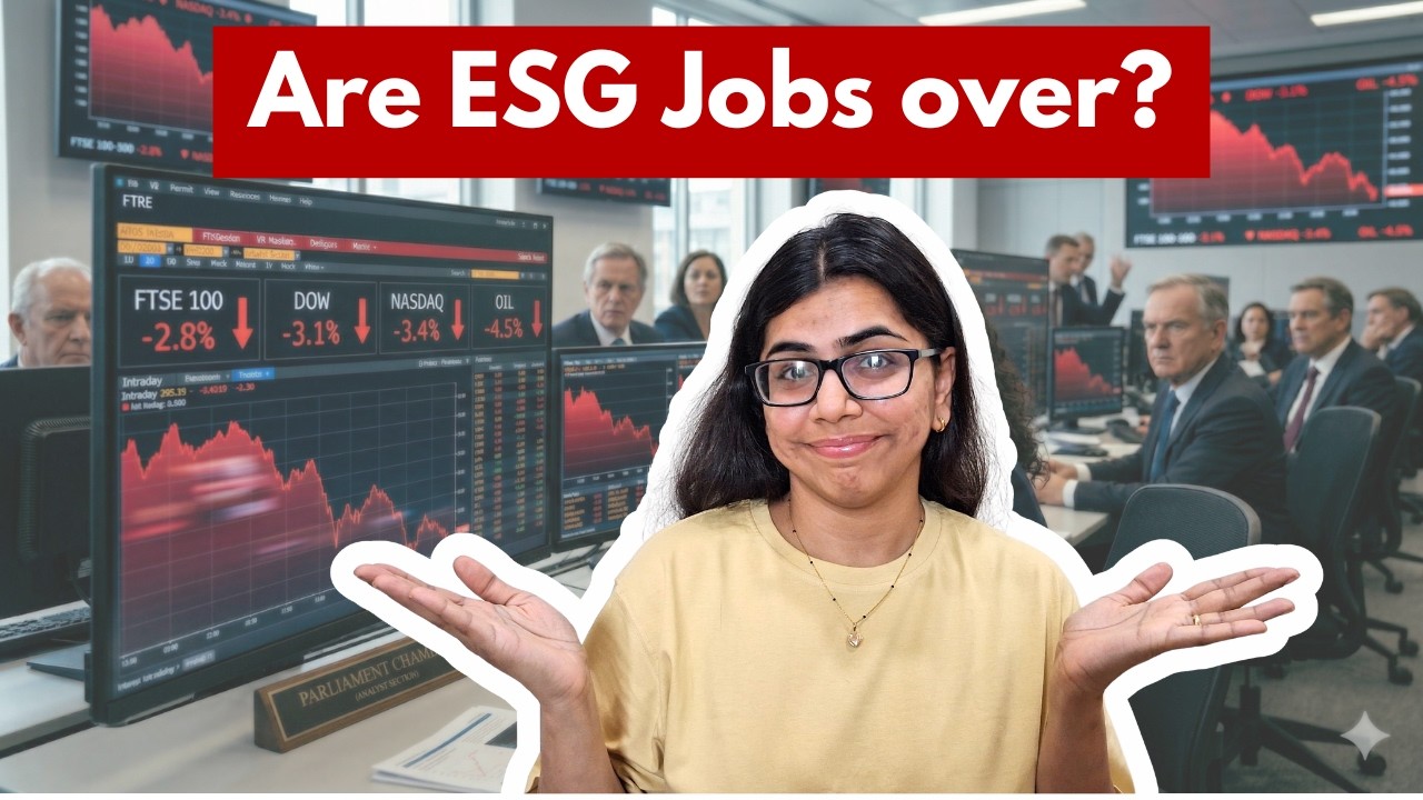 Стабильная ли карьера в сфере ESG или это мыльный пузырь? | Правда о рабочих местах, увольнениях ...
