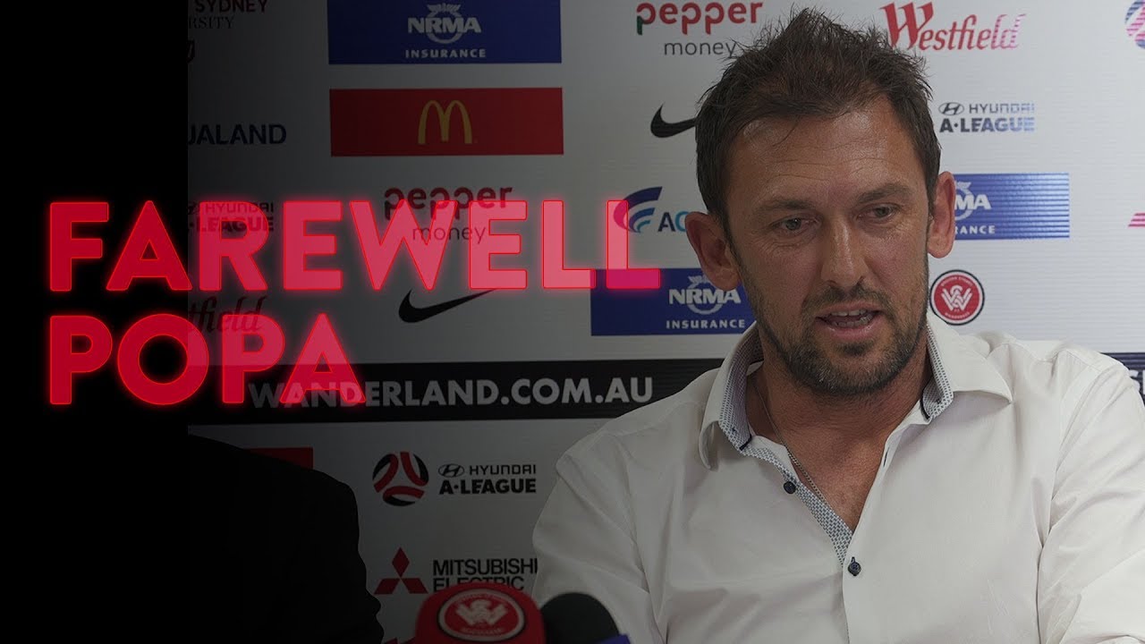 Tony Popovic farewell Press Conference