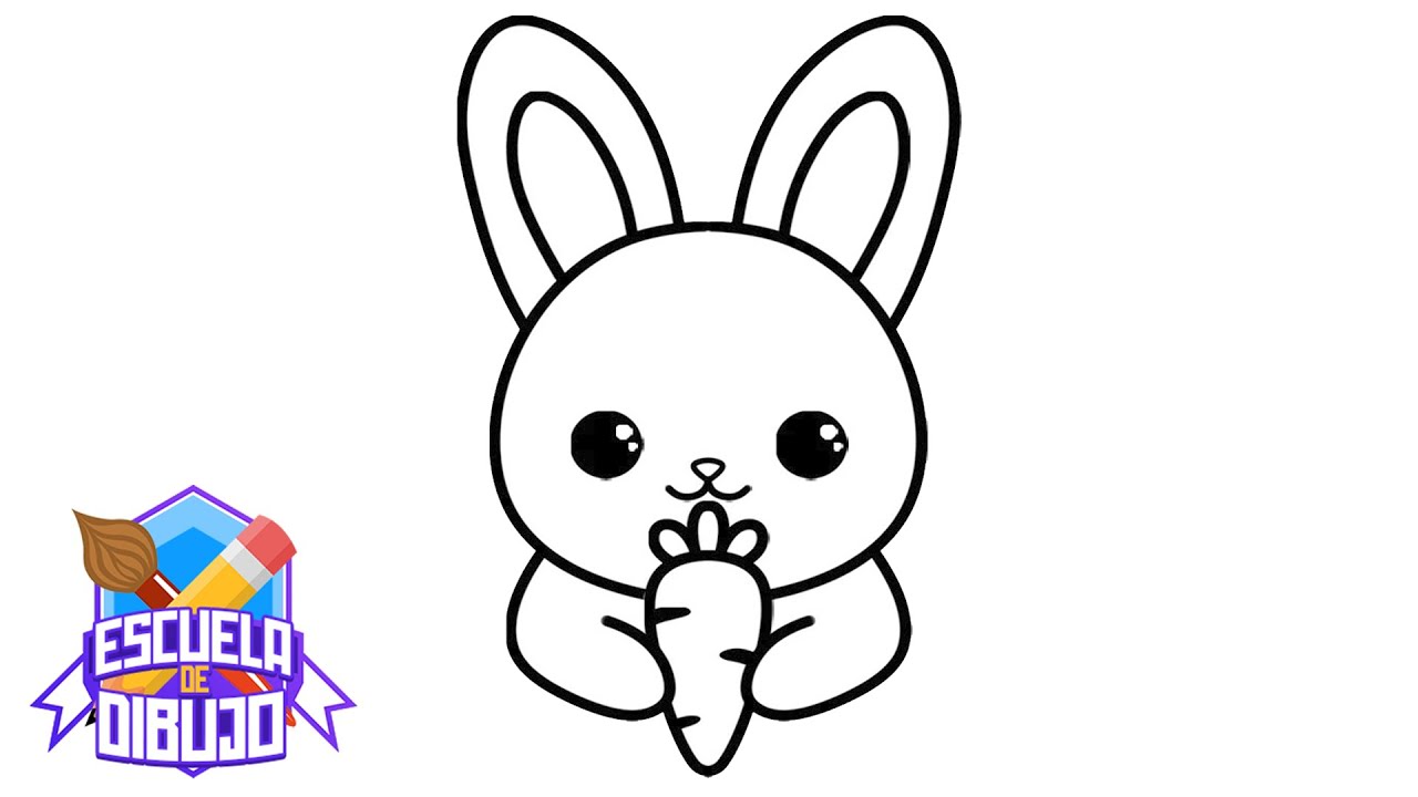 &iquest;C&oacute;mo Dibujar un CONEJITO TIERNO?🐰🐇 Dibujo de un CONEJITO TIERNO Paso a Paso 🖌️📝