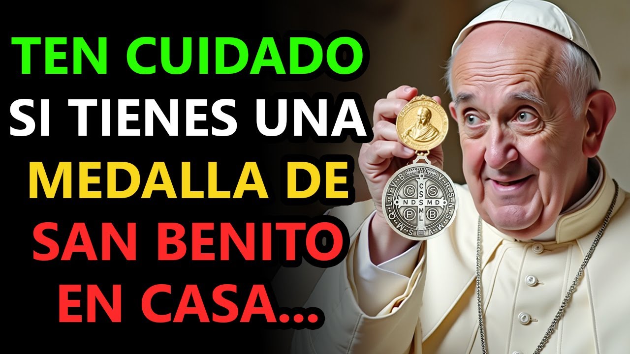 Papa Francisco reveló El Poder de la Medalla de San Benito y el Destino de quienes la Tienen en Casa