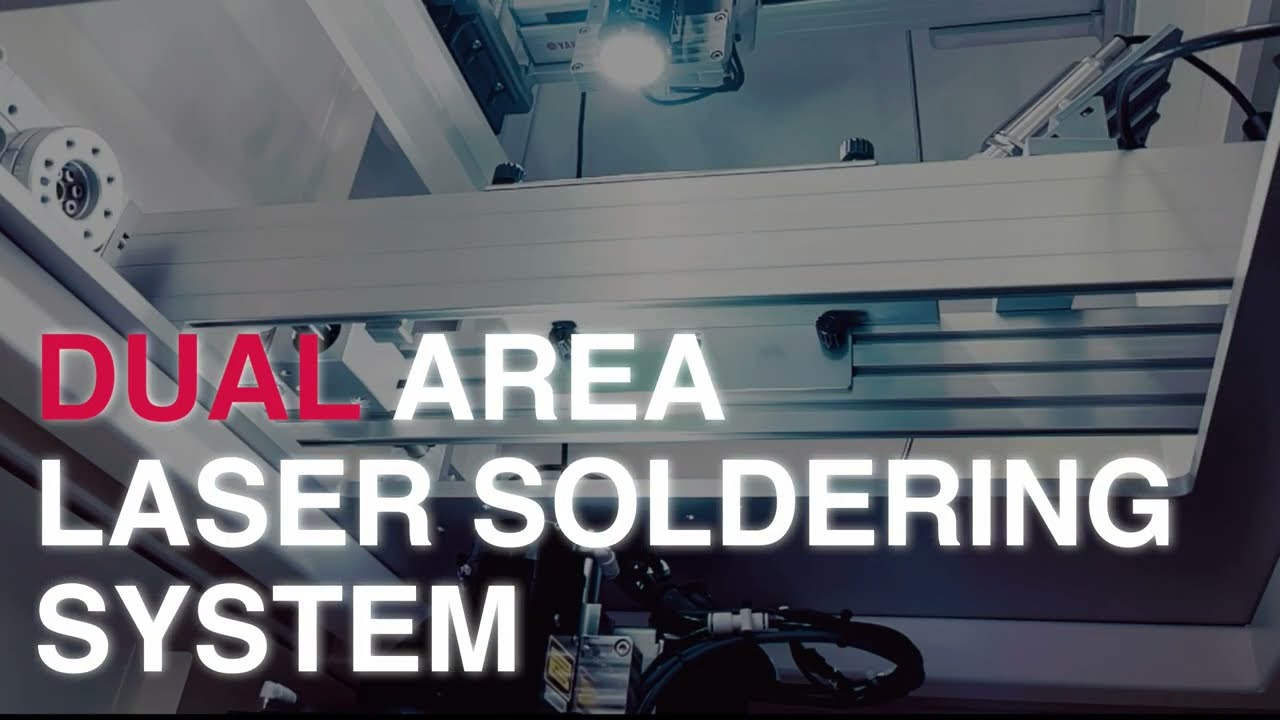 DUAL AREA LASER can solder in 28 points within just 2 seconds