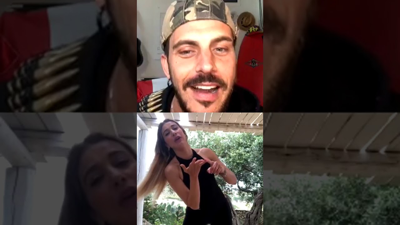 Clizia Incorvaia in diretta con Andrea Montovoli per la Mompra Challenge -capitolo 2