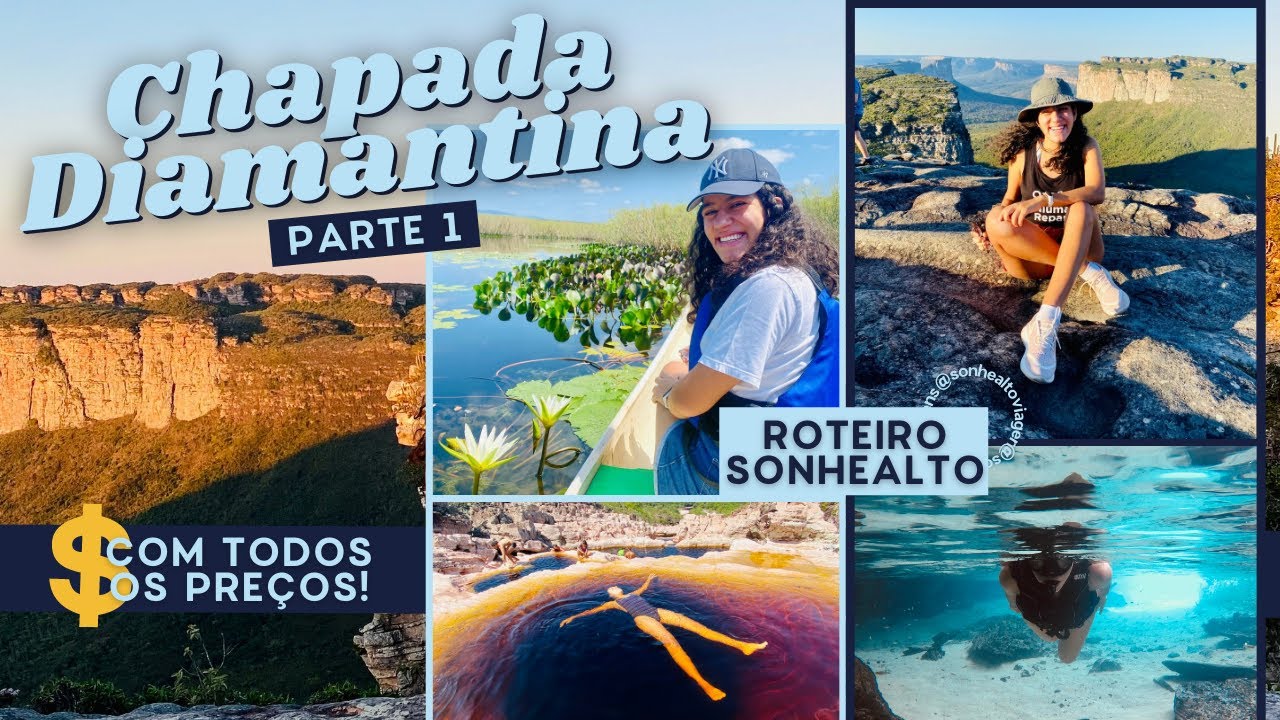 #1 ROTEIRO CHAPADA DIAMANTINA - Fazenda Pratinha, Pai Inácio, Pantanal Mariumbus e Rio Roncador!
