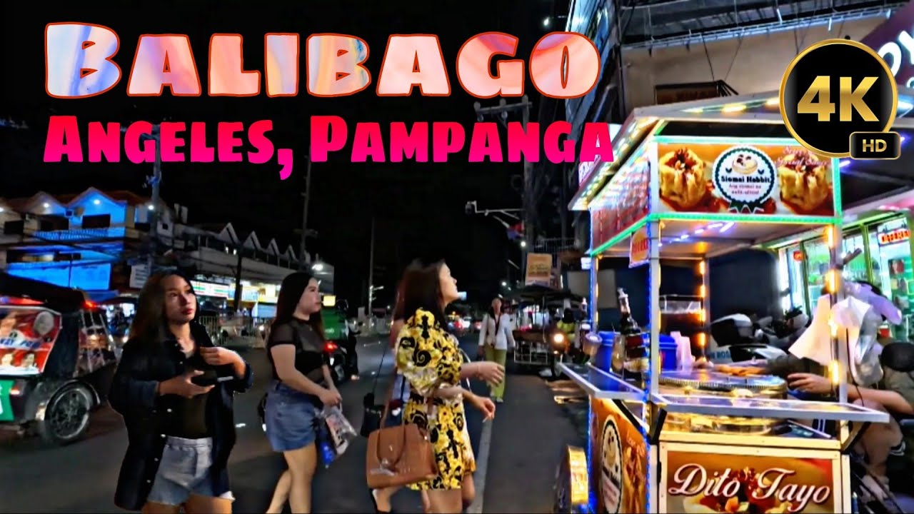 BALIBAGO, ANGELES PAMPANGA AT NIGHT | WALK TOUR 2025