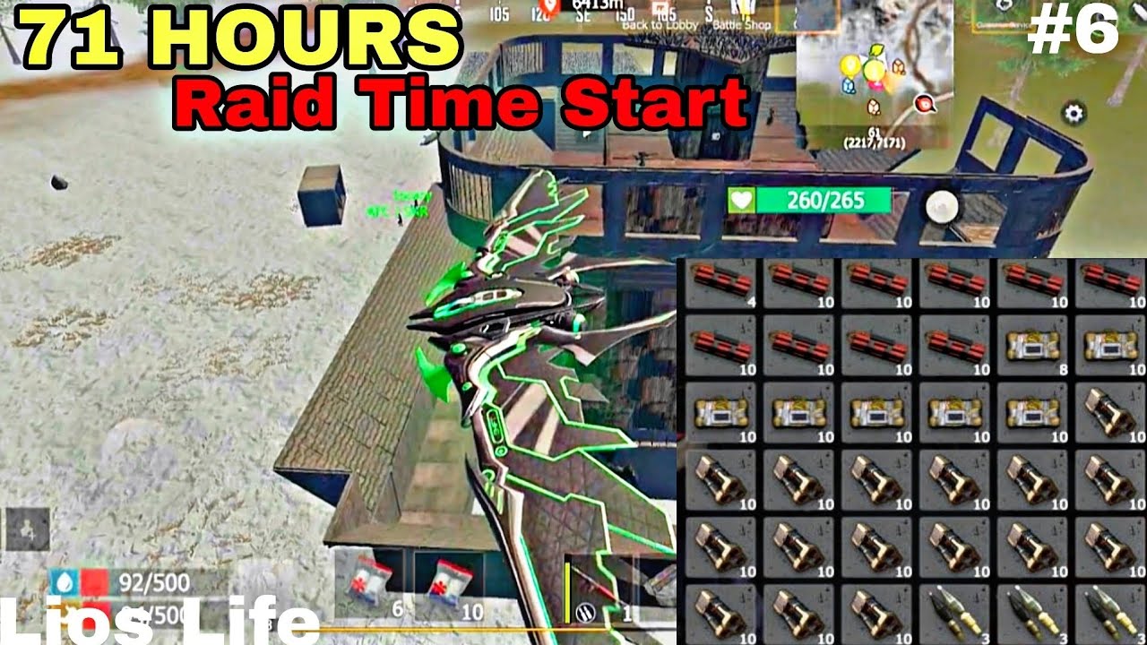 Base Raid Op Loot Last Island of survival Lite #6