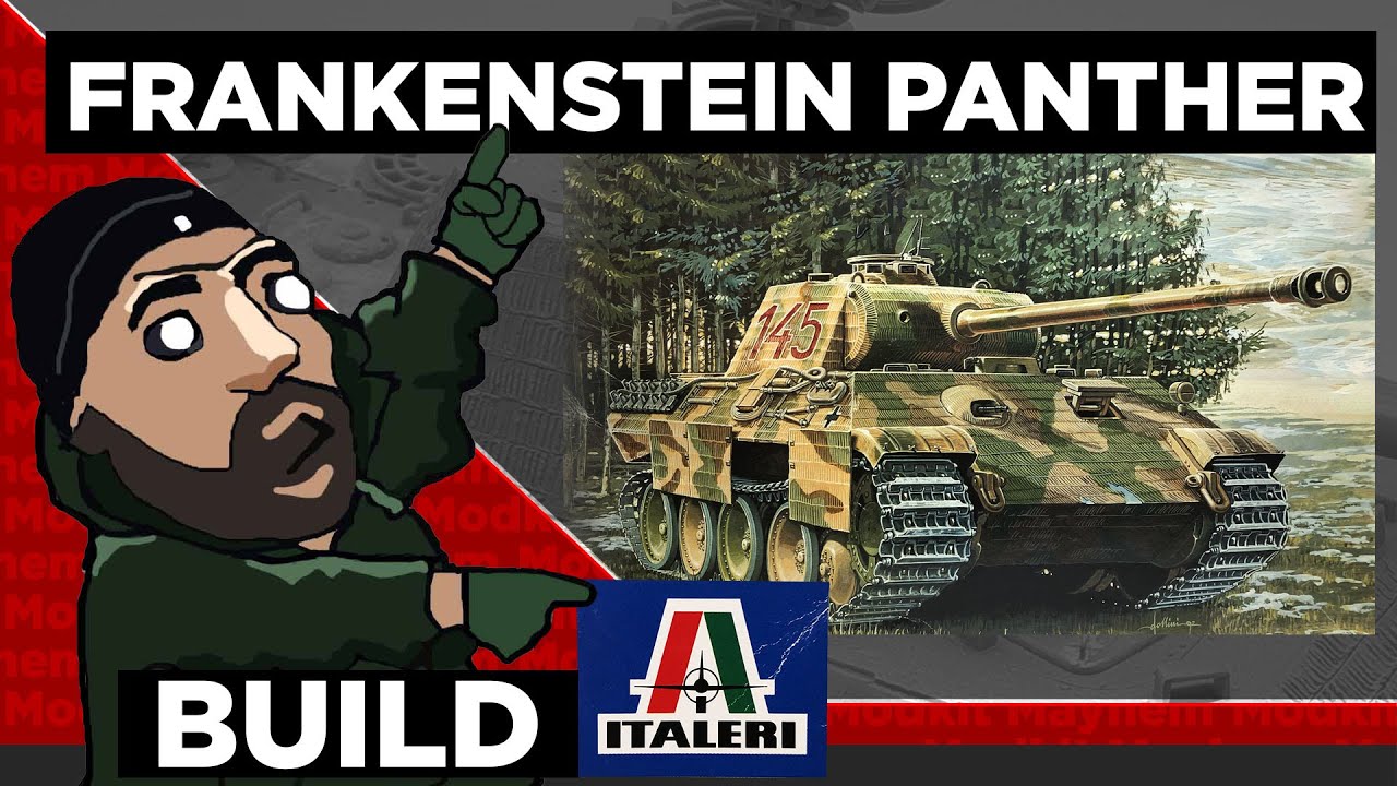 Building a Frankenstein Ausf .A Panther 1/35 Tank (Italeri).