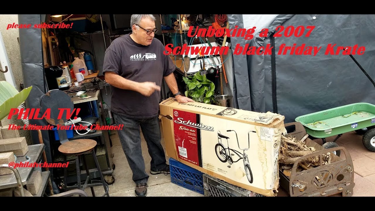Распаковка нового автомобиля Schwinn 2007 года в рамках акции 