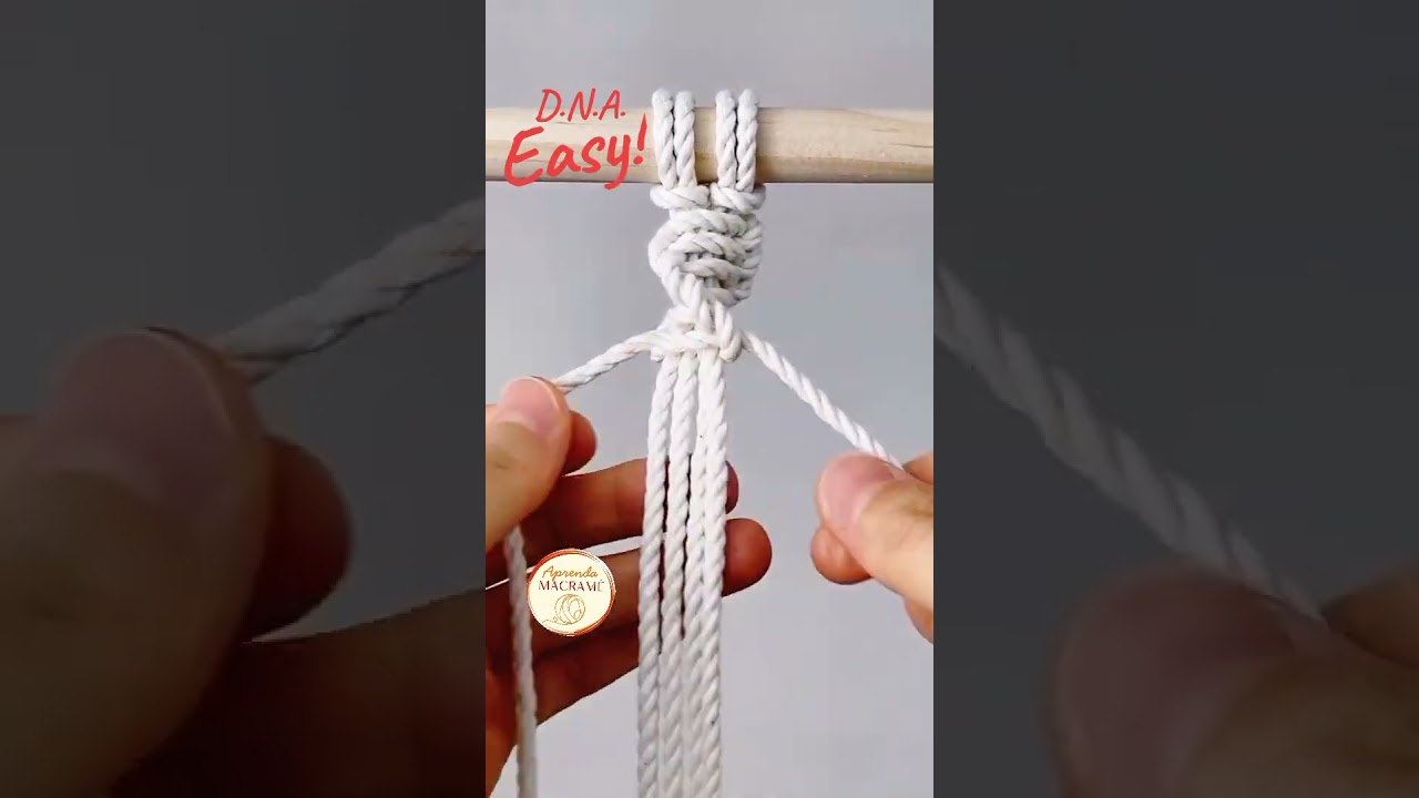 Aprenda Macramé ❤️ 🤍 🧡 