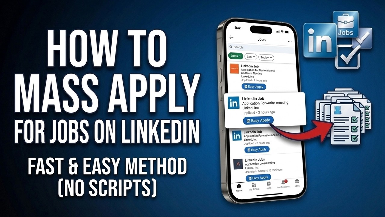 Как быстро массово откликаться на вакансии в LinkedIn (пошаговая инструкция)